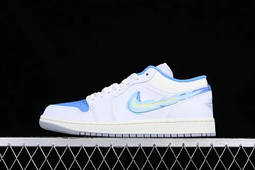 All categories Air Jordan Jordan series basketball shoes Air Jordan 1 Low G version pure original Air Jordan 1 Low "Born To Fly" AJ1 Joe 1 blue and white flame FJ7219-441